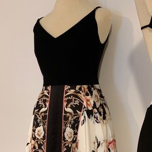 NWOT WHBM Print Scarf handkerchief Dress.